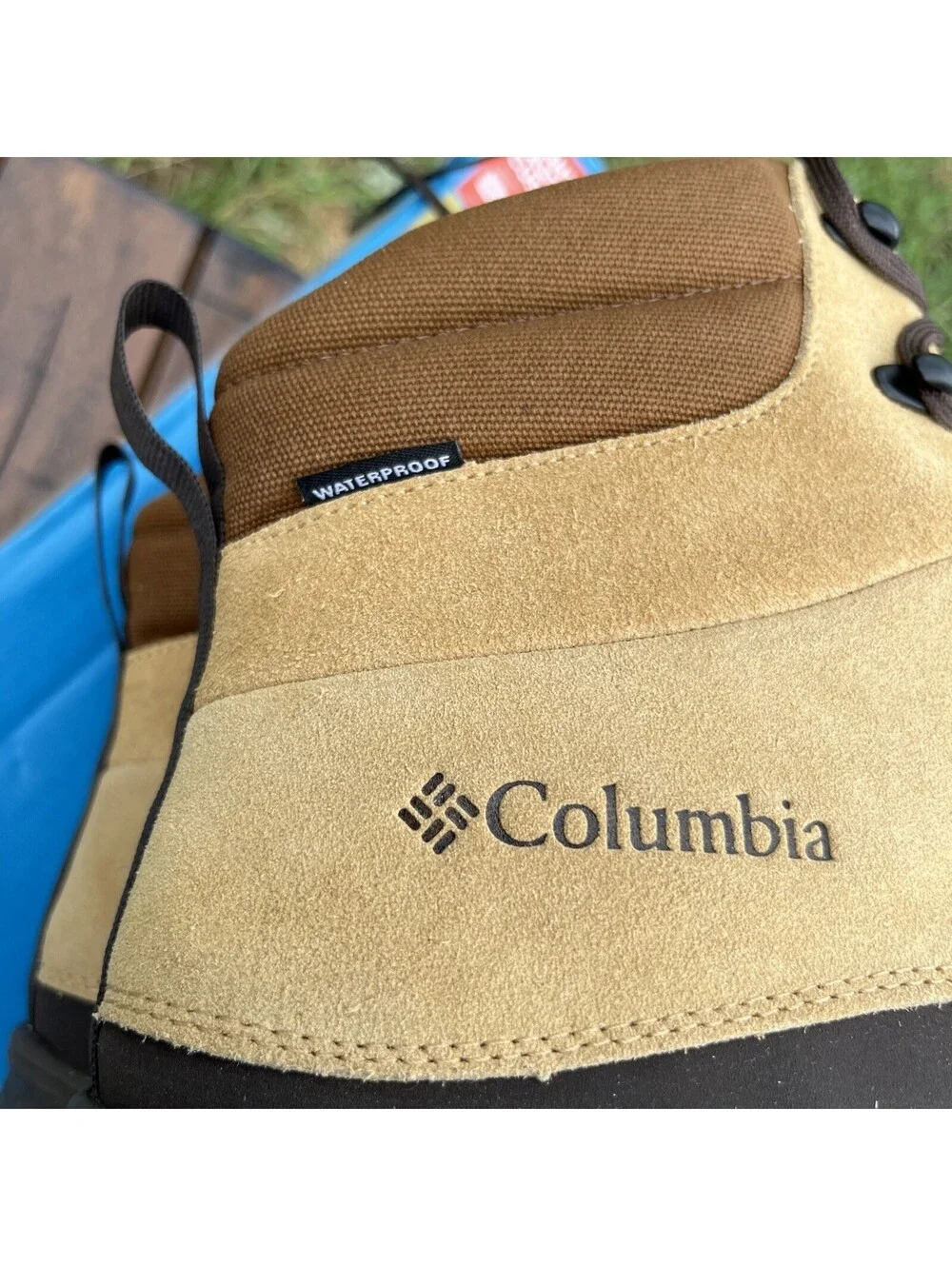 New Columbia Mens Expeditionist Shield Waterproof Boots Brown Size 13 $140 MSRP